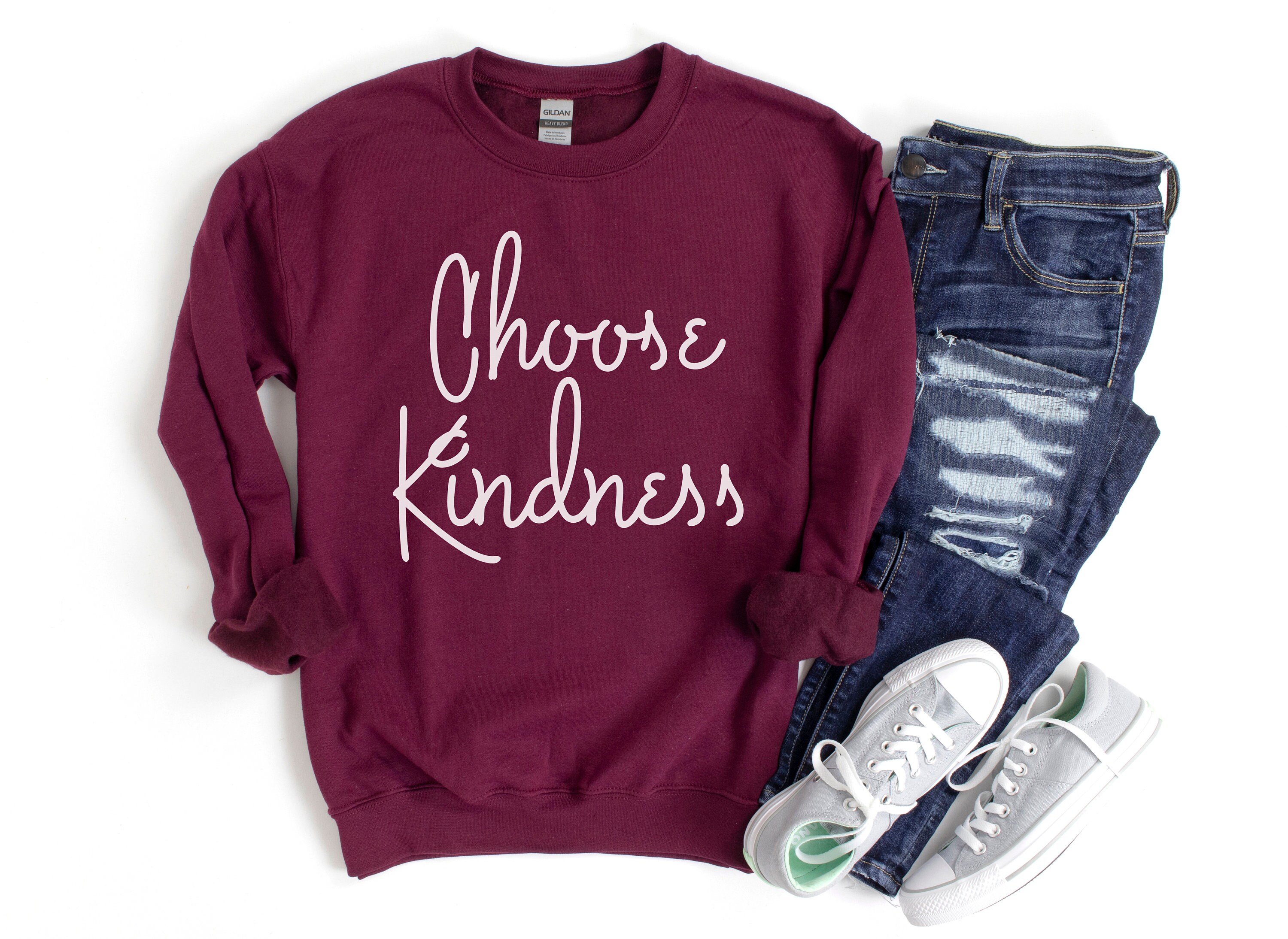 Choose Kindness Graphic Sweatshirt - SIZE LARGE