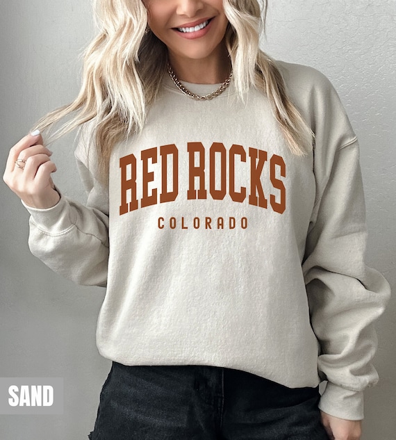 Red Rocks Colorado Sweatshirt: Hometown Travel Hoodie