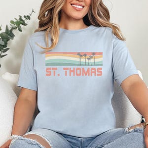 St. Thomas Shirt, Virgin Islands Shirt, St. Thomas Gift Souvenir, St. Thomas Group Matching Vacation Tees, Honeymoon Cruise Gift Island Tee