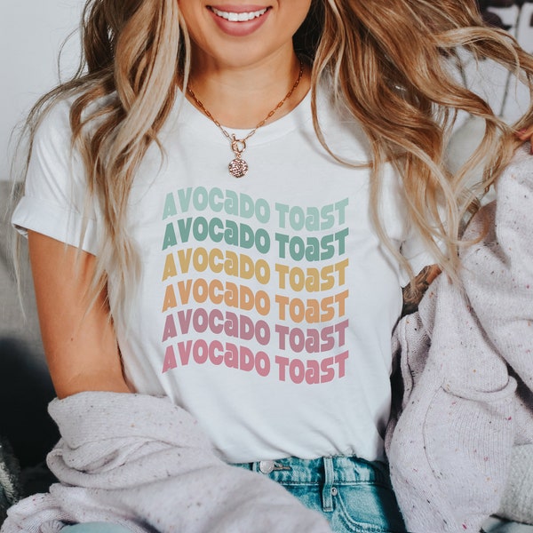 Avocado Toast Brunch Lover Shirt, Gift for Girlfriends, Foodie Shirt, Avocado Toast Lover Shirt, Funny Food Shirt Sarcastic Teen Gift,