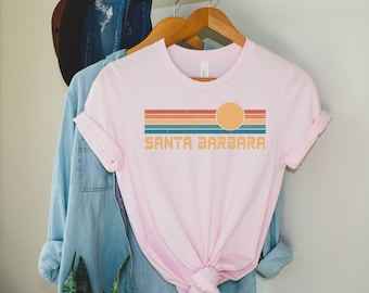 Santa Barbara Shirt, California Shirt Santa Barbara Gift Pacific Ocean Santa Barbara Souvenir Santa Barbara California Group Vacation Shirts