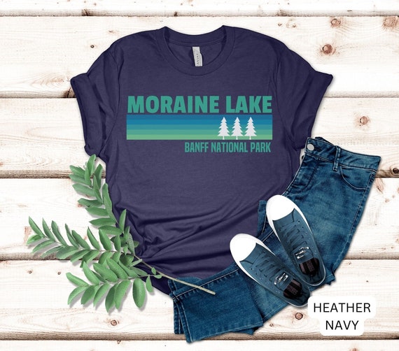 Moraine Lake Shirt, National Park Shirt, Banff Shirt, Mountain Shirt, Hiking Shirt, Canadian Rockies Shirt, Moraine Lake Gift, Banff Shirt