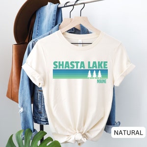 Shasta Lake Shirt, Maine Shirt, Lake Shirt, Hiking Shirt, Lake Vacation Shirt, Matching Family Shirts, Evergreen Tee, Shasta Lake T Shirt