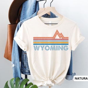 Wyoming Shirt, Yellowstone Shirt, Ski Shirt, Nationalparks Shirt, Grand Teton Souvenir, Retro Mountain Tee, Wandern Shirt, Wyoming T
