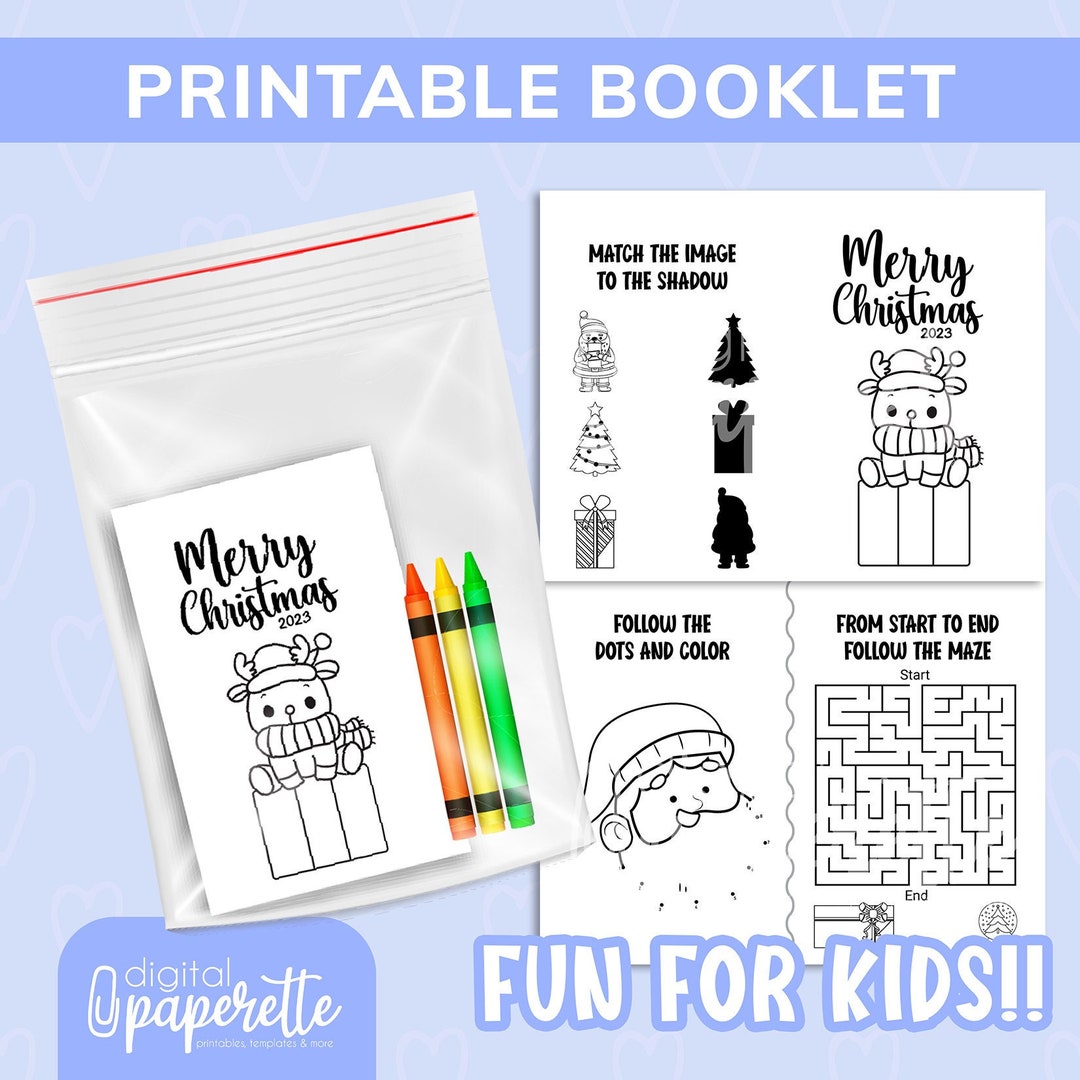 Christmas Printable Booklet | Christmas Books for School | Christmas ...