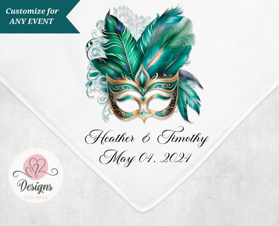 mardi gras handkerchief