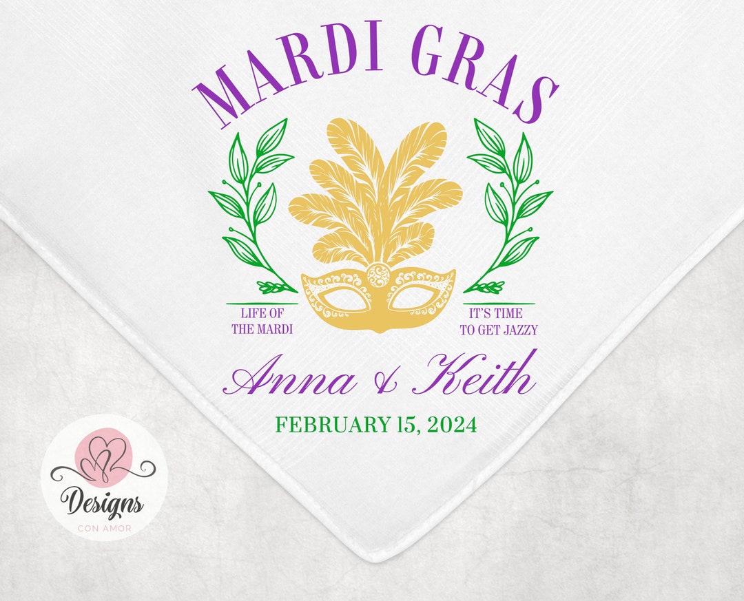 mardi gras second line handkerchiefs