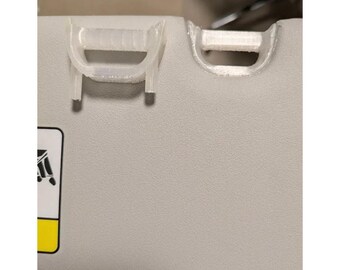 Plastic Sun Visor Clip Rod: Kia Niro Replacement Parts Pair EV Hybrid White