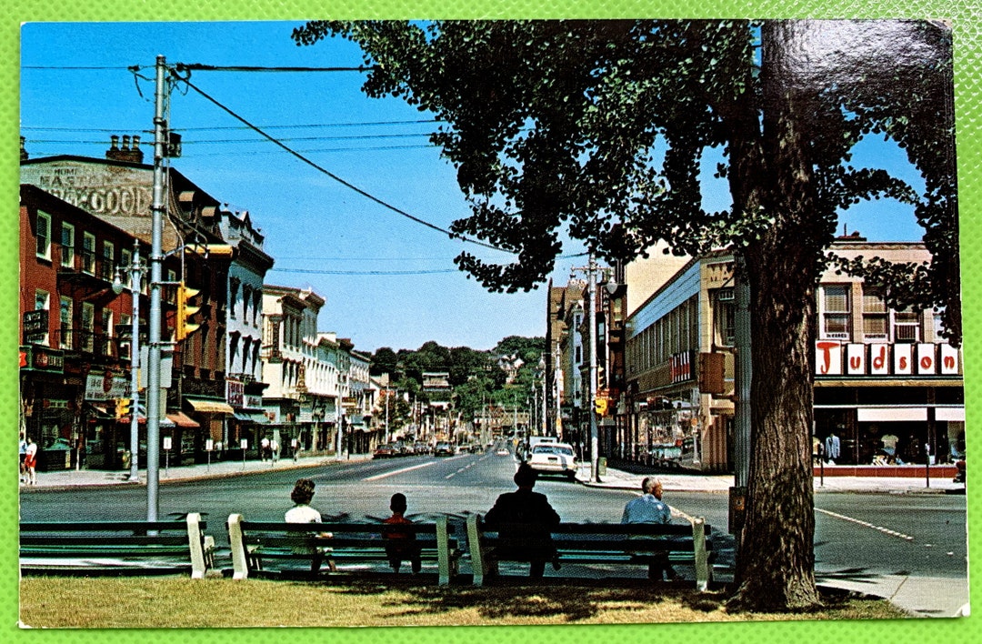 Easton PA 1965 Postcard Northampton Street/downtown Judson Etsy