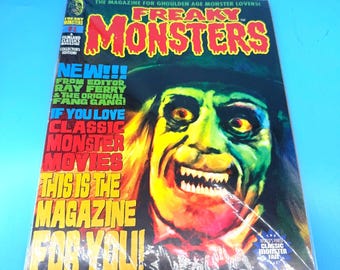 Freaky Monsters #1 Magazine Back Issue Collector's Edition Cover