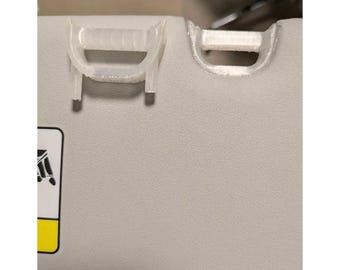 Plastic Sun Visor Clip Rod: 2017-24 Kia Niro Replacement Part Pair Black