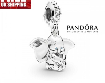 Pandora Dumbo Dangle Charm Elegant Celebration Authentic Silver Elephant Animation Jewellery Popular and Classic Pieces for Women Brand New