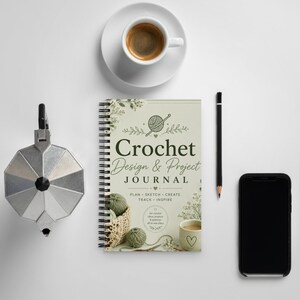 Diario con motivo a griglia a puntini verde salvia