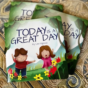 Children's Book 'Today is a Great Day', positive affirmations, positive thinking, easy to read, Age 2 to 7 image 1