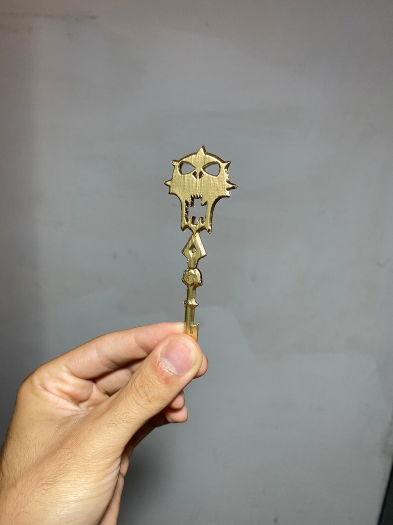 Demon Key Locke Key House Netflix Rare Legendary Golden Demon Etsy