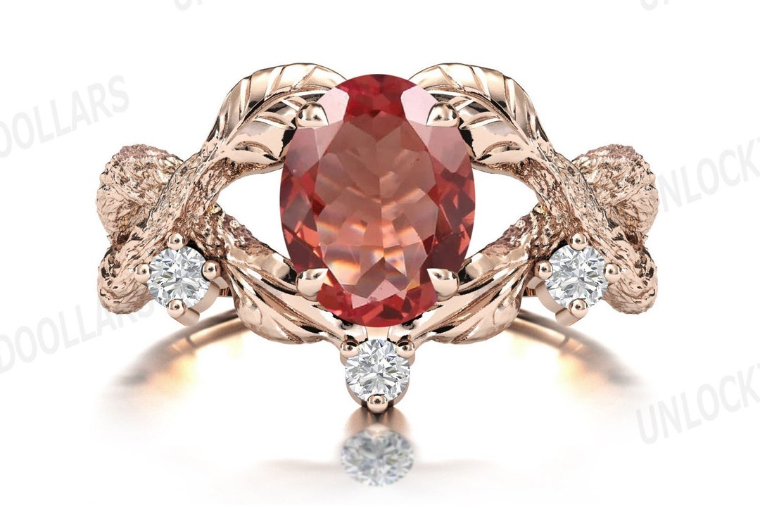 Color Changing Zultanite Engagement Ring Oval Shaped Zultanite Wedding