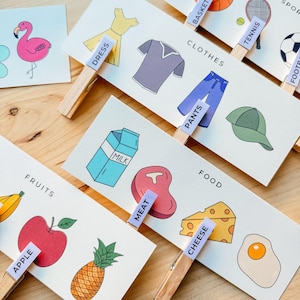 Montessori Kleinkind, Montessori Materialien, Lernspielzeug, Montessori Spielzeug, Farbsortierung, Lernfarben, Homeschool Printables, Kinder DIY