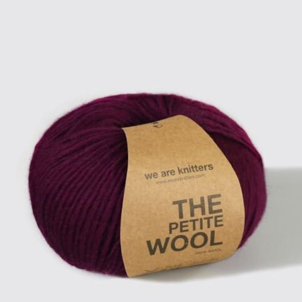 The Petite Wool | We Are Knitters | Soft & Easy to Knit Yarn | 100% natural Peruvian sheep wool | Mulesing Free | Yarn for Knitting