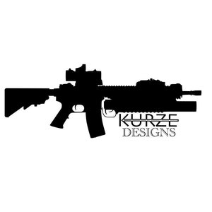 14.5 Block II M4 with 40mm Launcher outline svg/dxf/pdf