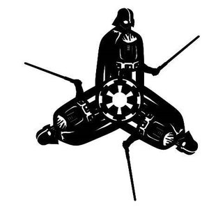 Darth Vader Christmas ornament svg laser file