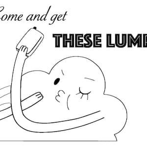 Adventure Time - Lumpy Space Princess - SVG/DXF/PDF