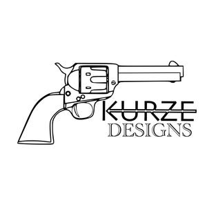 Detailed Western Revolver SVG/DXF/PDF
