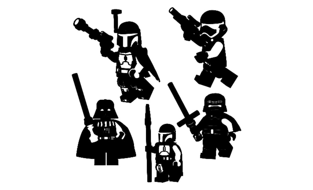 Star Wars Minifigure Set SVG/PDF Etsy