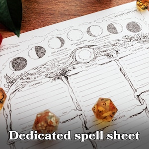 Dnd Character Sheet: Primal Roots. Hand-illustrated Nature-inspired 5th ...