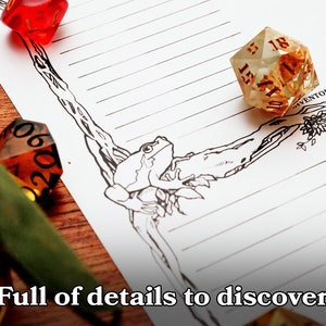 Dnd Character Sheet: Primal Roots. Hand-illustrated Nature-inspired 5th ...