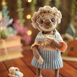 Crochet pattern cute sloth Fina doll PDF image 6