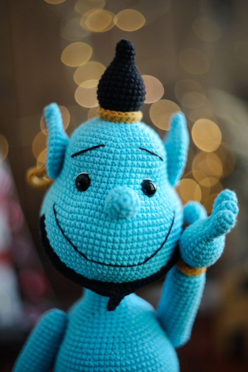 Crochet Pattern Genie Amigurumi PDF Etsy