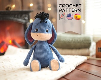 Name: Crochet pattern cute Eeyore doll PDF