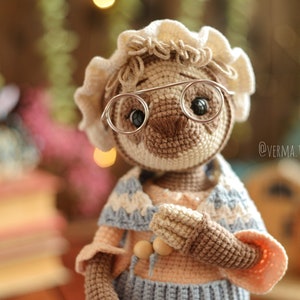 Crochet pattern cute sloth Fina doll PDF image 5