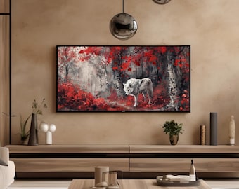 From Blood and Ash Smart TV Art, Blood Forest FRAME TV art, Wolven Book Fine Art, Samsung Frame tv art Reader, Digital Download Blood & Ash
