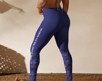 ACOTAR Night Court Leggings: Bookish Periwinkle Workout Pants