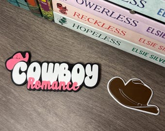 3D Printed Romance Bookshelf Dividers: Genre Library Labels, Book Nook Decor