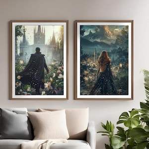 Feysand ACOTAR Art Print: Fictional Romantasy Duo (Digital Download)