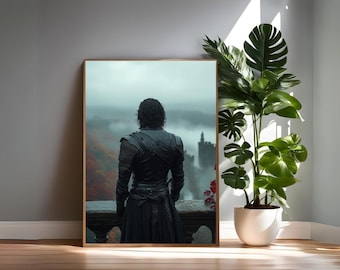 Casteel Da'Neer Wall Art, From blood and ash Fanart, Pobierz sztukę fantasy, Bookish Art, Pobierz fanart, Prezenty dla czytelników, Instant FBAA art