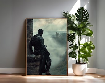 Kieran Contou Wall Art, From blood and ash Fanart, Pobierz sztukę fantasy, Bookish Art, Pobierz fanart, Prezenty dla czytelników, Instant FBAA Wolven art