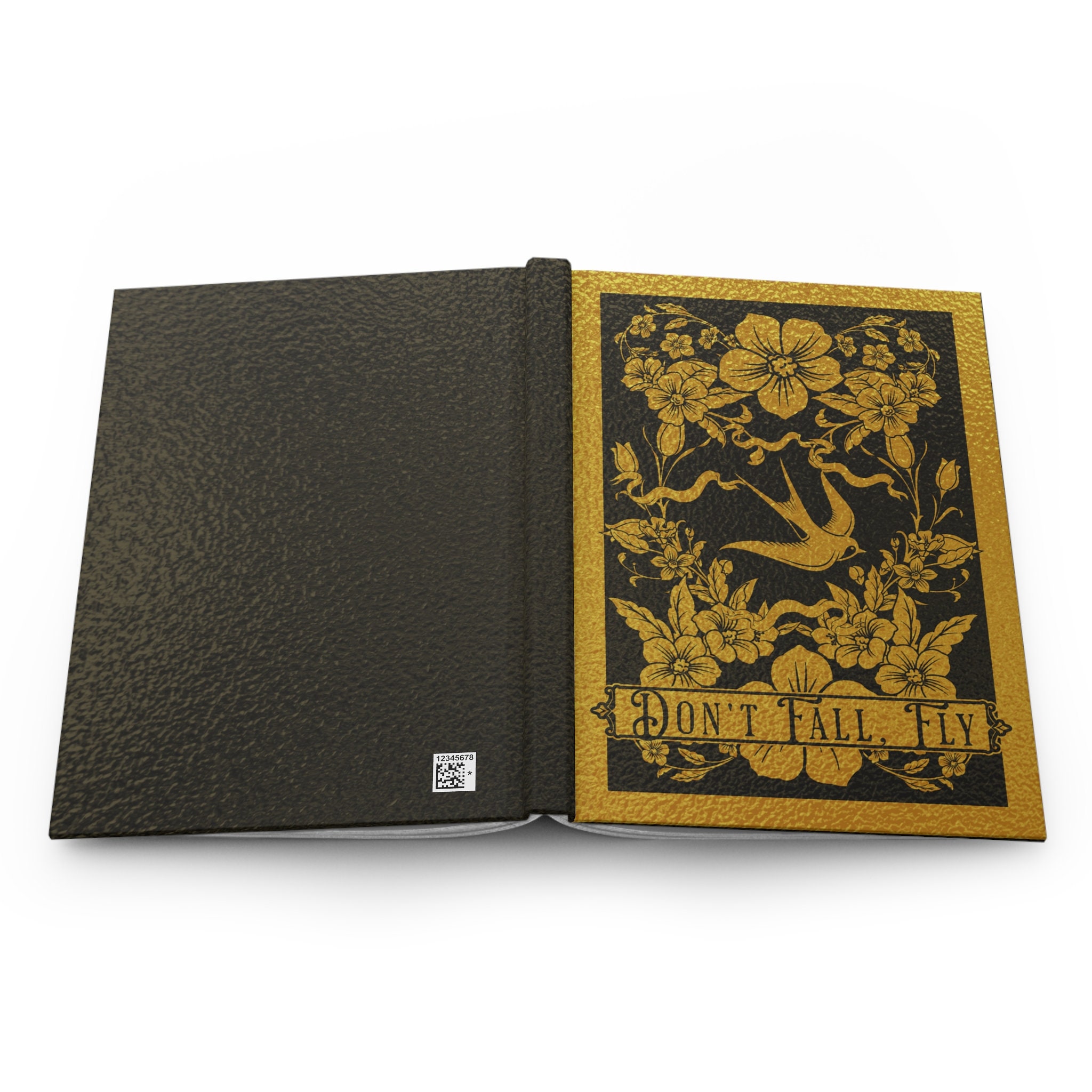 Don't Fall, Fly Plated Prisoner Notebooks, Auren & Slade, Raven