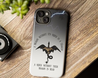 Fourth Wing Phone Case, A dragon without a rider case, iPhone, Samsung, Pixel