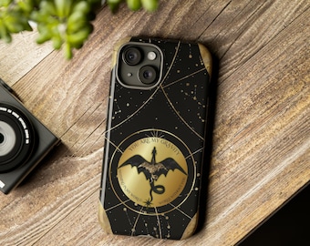 Iron Flame Dragon Rider Handyhülle: Vierter Flügel inspiriert