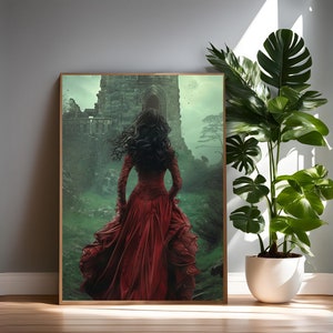 Elspeth Spindle Digitale Wandkunstdrucke, Wanddekoration, Wandkunst, One Dark Window Art, FMC, Shepard King, The Nightmare, Buch digitaler Download