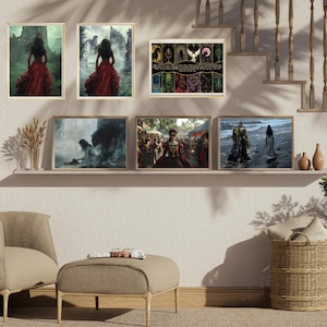 One Darkwindows-Sammlung, Elspeth Spindel-Digitalwand-Kunstdrucke, Wanddekor, Wandkunst, Shepard-Königkunst, Der Albtraum, digitaler Download