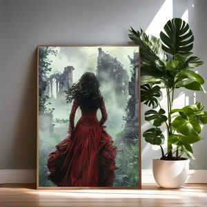 Elspeth Spindle Digitale Wandkunstdrucke, Wanddekoration, Wandkunst, One Dark Window Art, FMC, Shepard King, The Nightmare, Buch digitaler Download