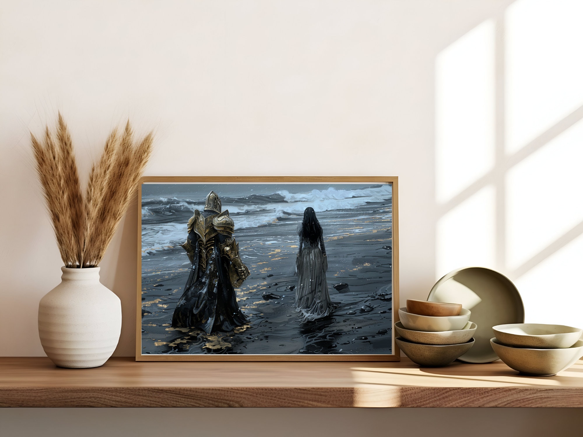 Elspeth Spindle Art Print: One Dark Window Digital Wall Decor