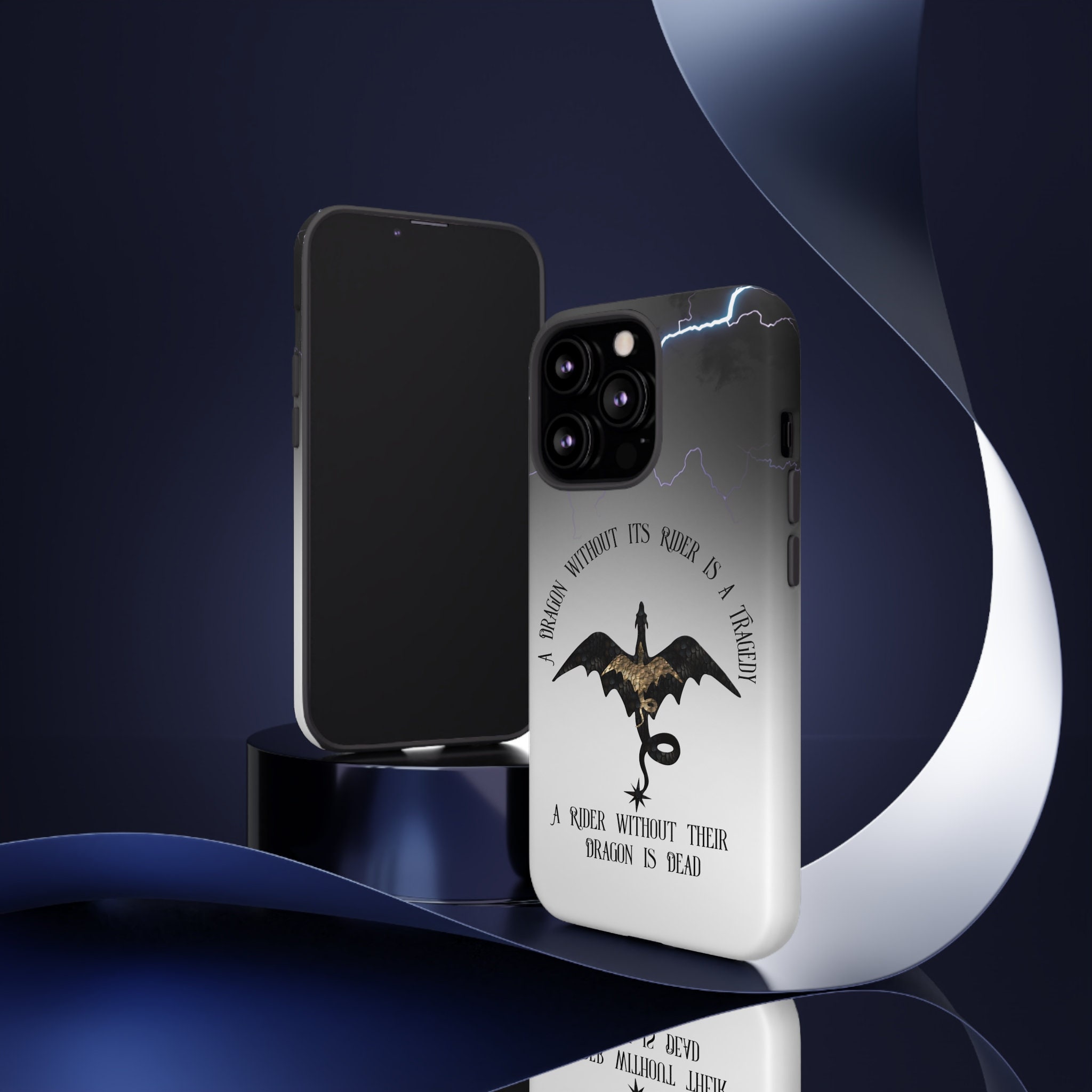Fourth Wing Phone Case, A Dragon Without a Rider Case