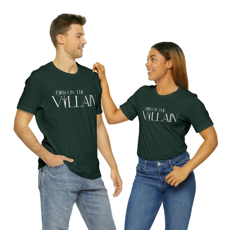 Dibs on the Villain Shirt: Bookish Tee for Dark Romance Readers image 2