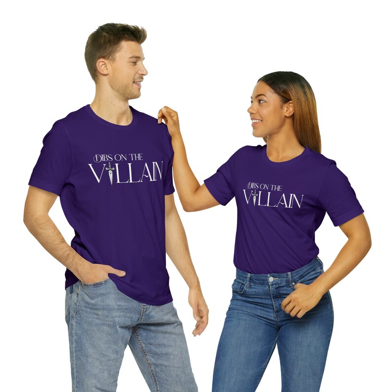Dibs on the Villain Shirt: Bookish Tee for Dark Romance Readers image 4