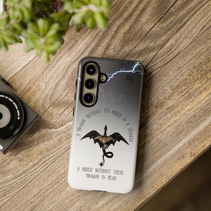 Vierte Flügel Handyhülle, Ein Drache ohne Reiter, iPhone, Samsung, Pixel